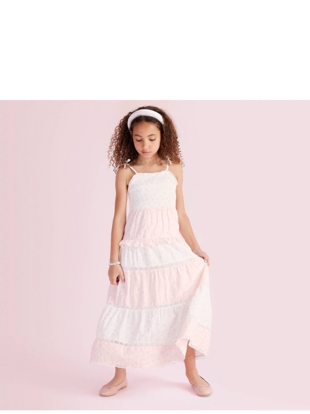 Stella Ditsy Floral Tiered Maxi Dress from LoveShackFancy x Target. (Girls 14)